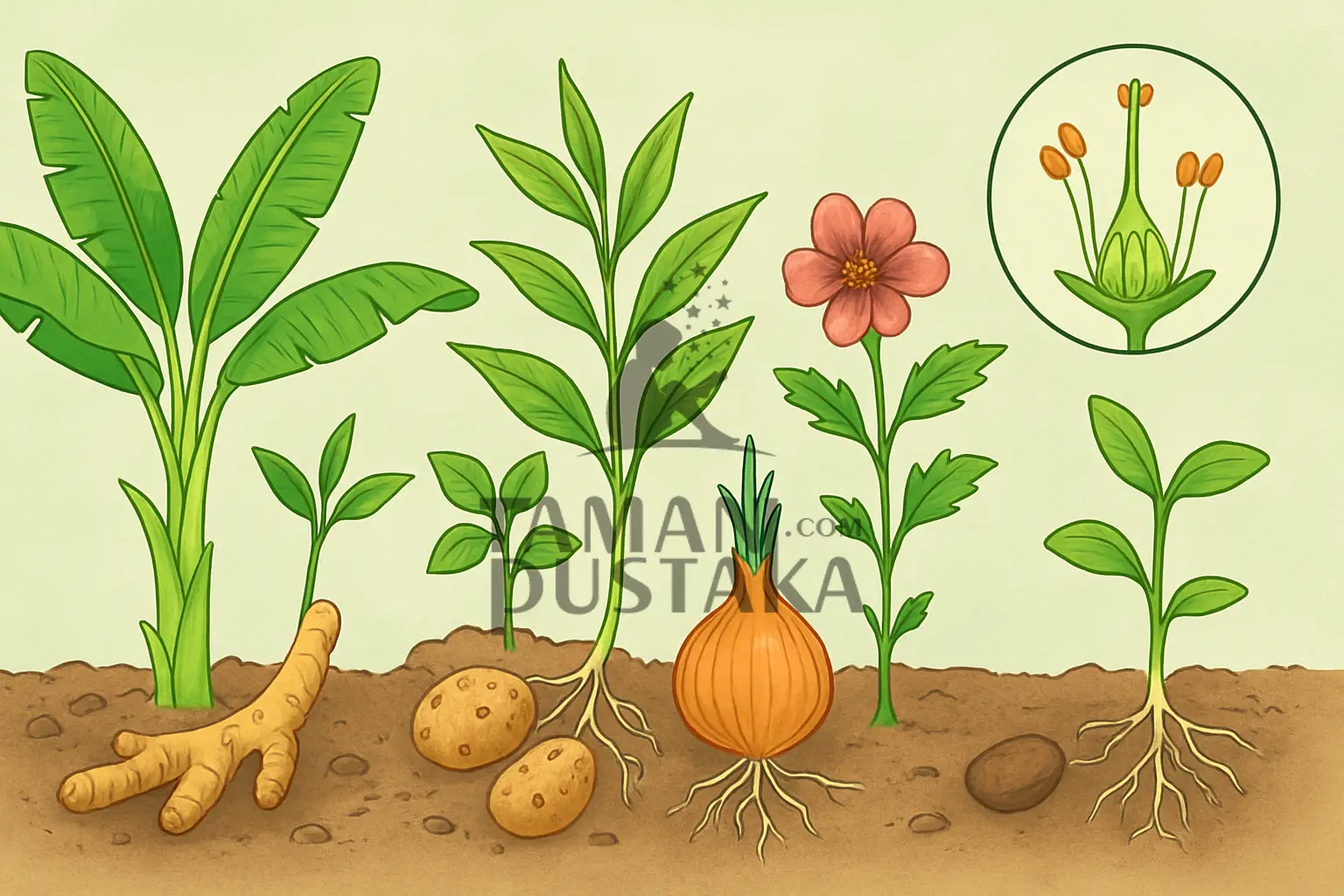 Perkembangbiakan Vegetatif Alami dan Buatan